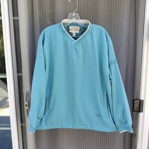 Cabela's Light Blue Pullover Windbreaker